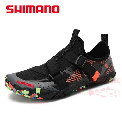 

Кроссовки для рыбалки SHIMANO, спортивная обувь для фитнеса, велоспорта, быстросохнущие, для дайвинга, воды, пляжа, Нескользящие, для улицы