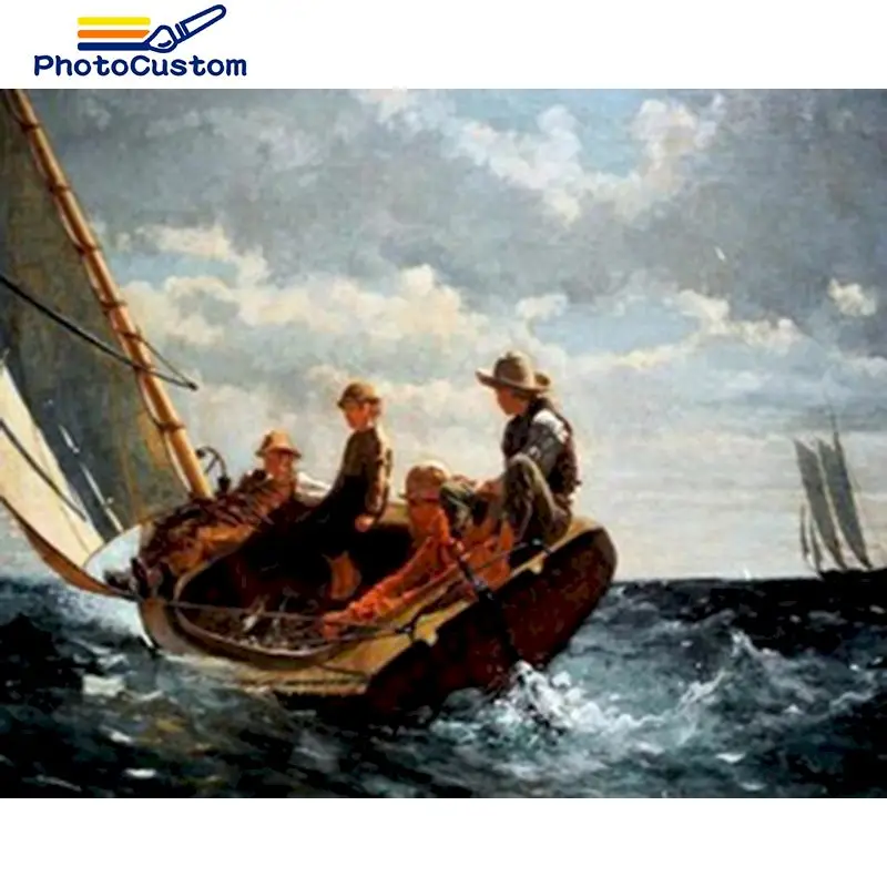 

Картина по номерам Безрамная для взрослых, 40x50 см