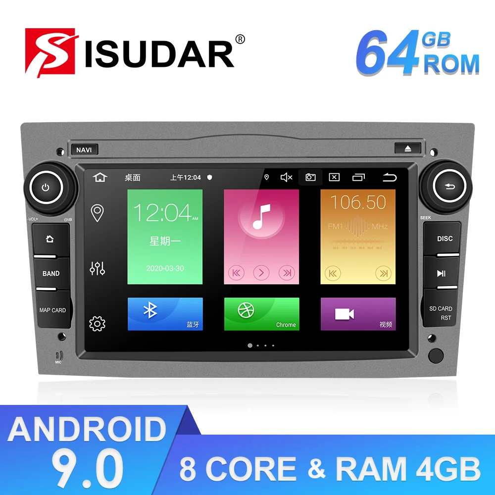 Isudar 2 din Android авто радио для Opel Antara Vauxhall Meriva Vectra Astra H GPS Автомобильный