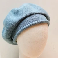 maxsiti u women hat warm autumn and winter knitted wool large beret female fashion cloud mass hat painter cap