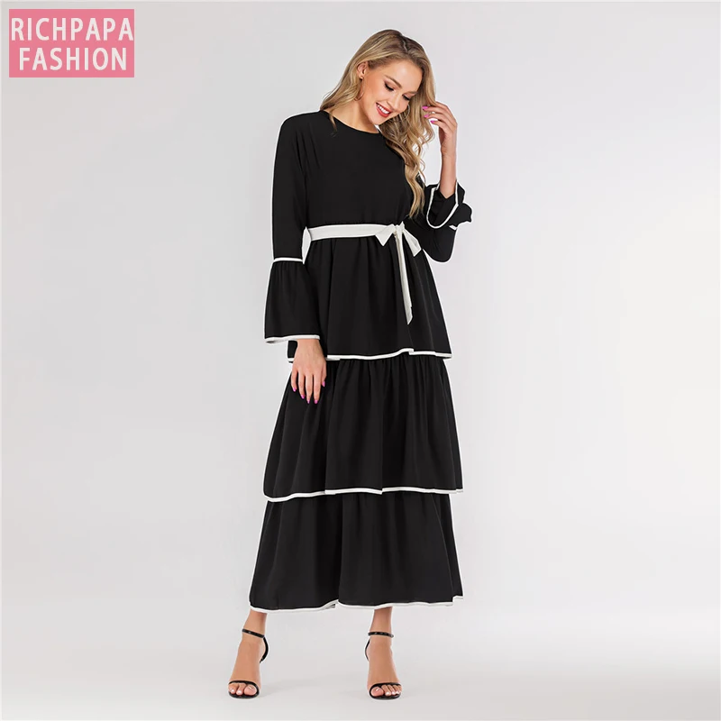 Eid Kaftan Abaya Турецкий Арабский мусульманское модное платье пакистанские хиджаб