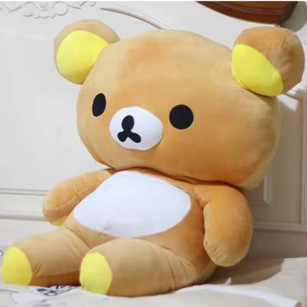 

Giant Rilakkuma and Kaoro Plush Toy Cute Animals Soft Bear Sofa Pillow Room Decorations Birthday Gift for Children Gifts