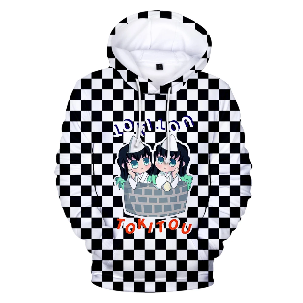 

WAMNI Demon Slayer Hoodies Sweatshirt Hip Hop Casual Streetwear Hooded Sweatshirt Pullover Polyester Unisex Loose 2020 Fashion