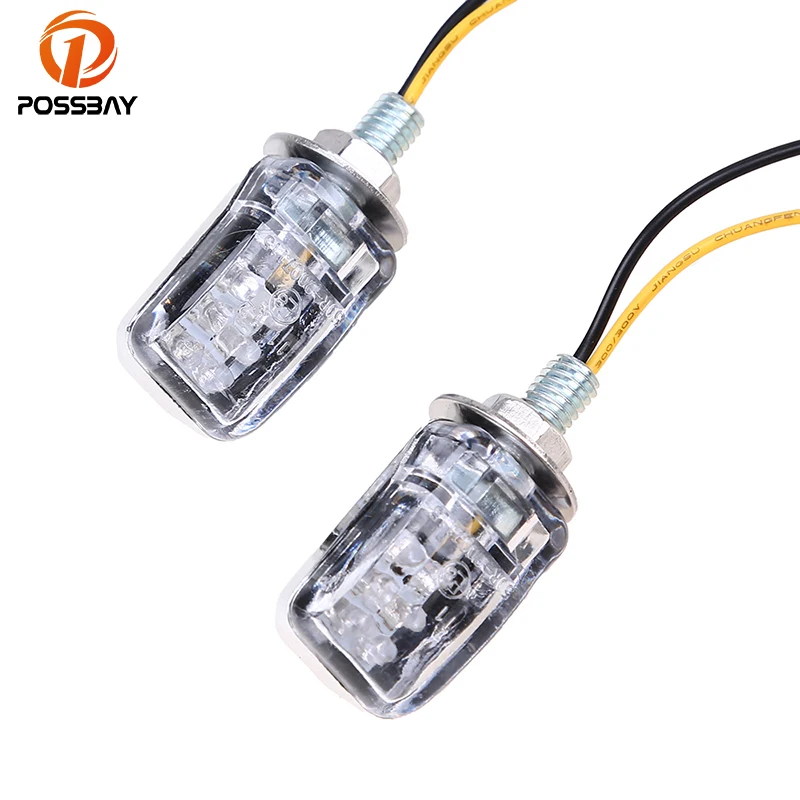 Posbay мотоциклетные указатели поворота светодиодные мигалки универсальные для