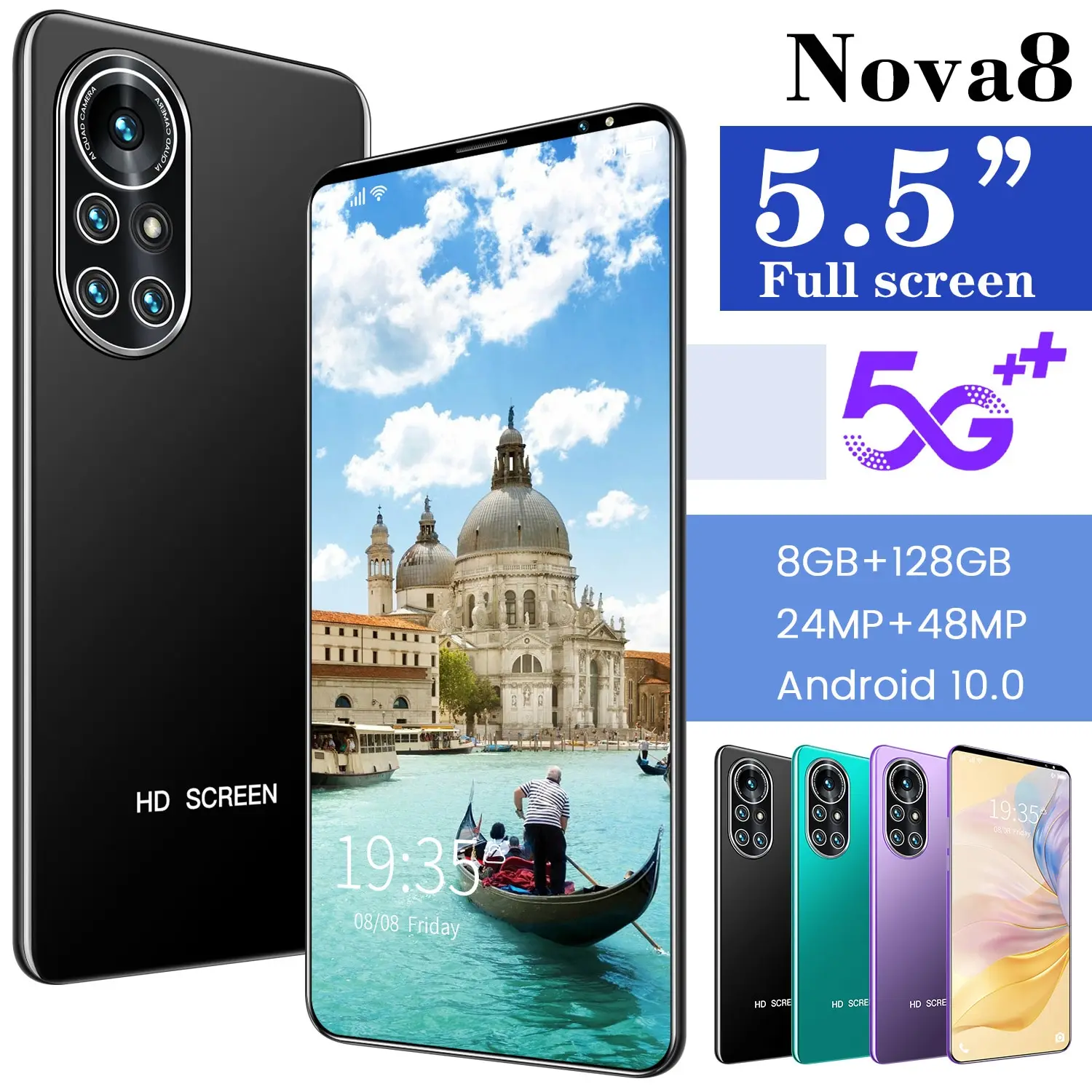 

Nova8 Face Fingerprint Dual Sim + Micro Sd Andriod Smart Phone 8gb 128 5.5 Inch 4800mah Mobile Phones Mtk6595
