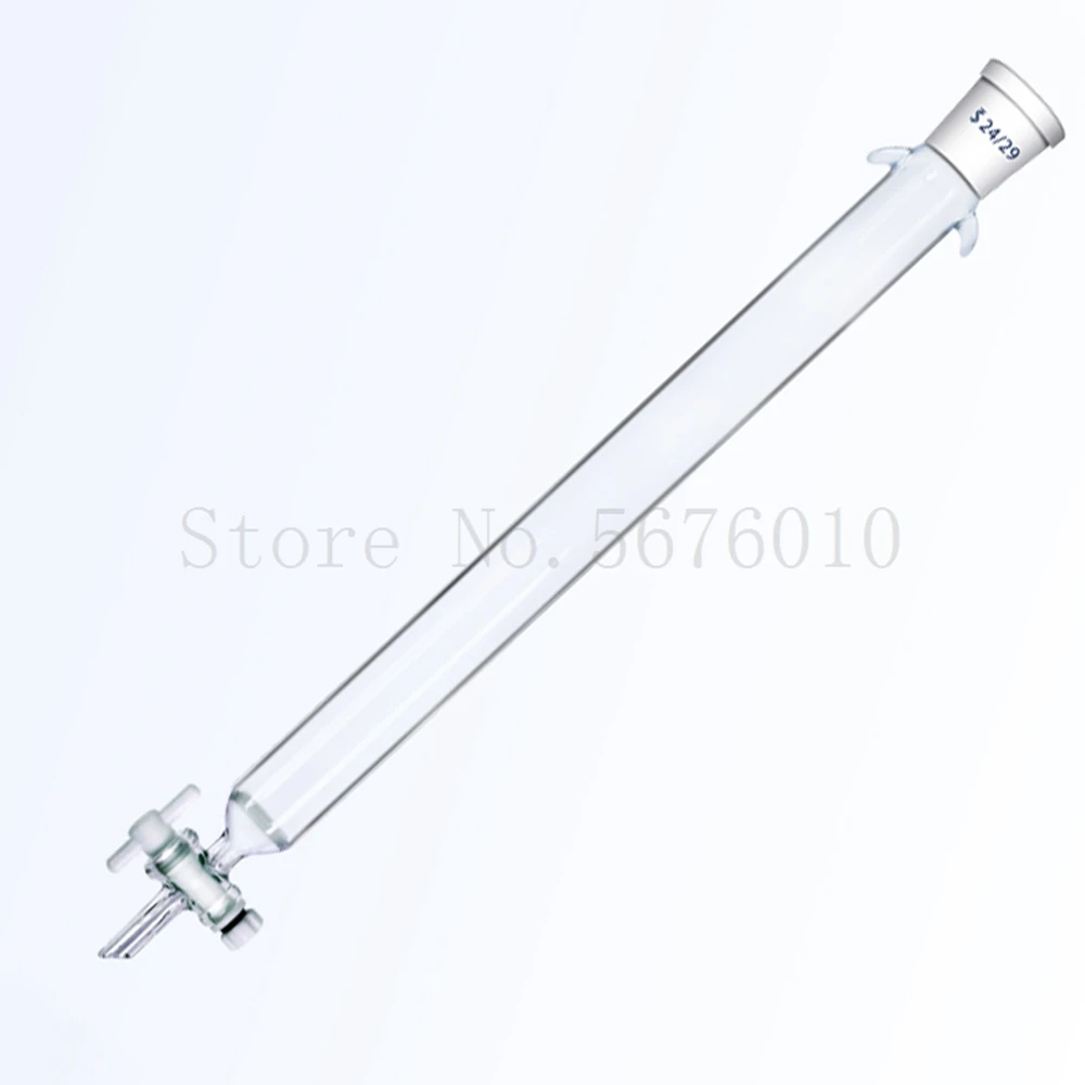 

Стеклянная хроматографическая колонка с песочным сердечником