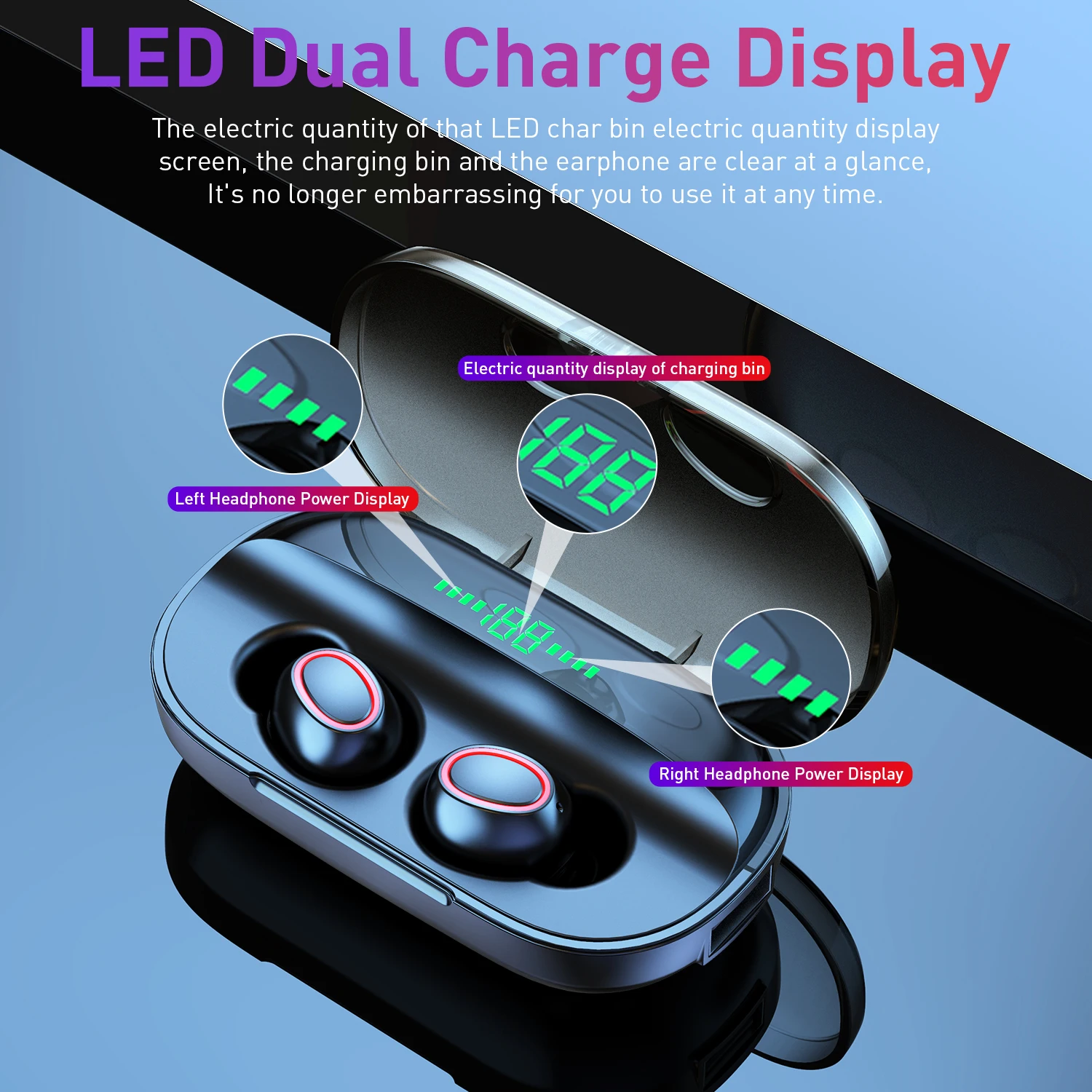 Беспроводные наушники вкладыши с сенсорным управлением Bluetooth 5 0|Наушники и