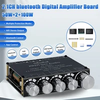 xy s100l bluetooth 5 0 200w tpa3116d2 power subwoofer amplifier board 2 1channel class d home theater audio stereo equalizer amp