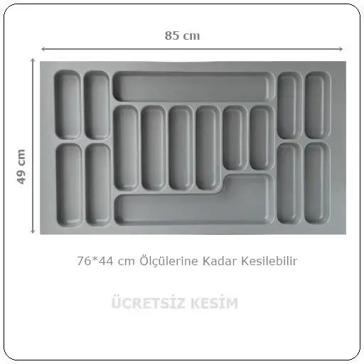 

Cutlery Drawer Organizer Box 7 Different Sizes Tray Store Kitchen Tools Fork Knife Spoon And Anti- Scratch Drawer Inside