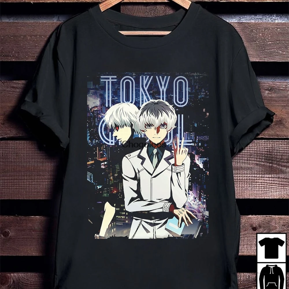 Токийский Гуль Токио футболка с изображением вурдалаков Харадзюку аниме