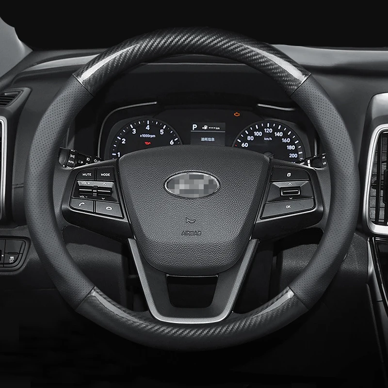 Чехол рулевого колеса автомобиля для hyundai Veloster Solaris I20 I30 Verna Getz ix25 ix35 Sonata Elantra Tucson