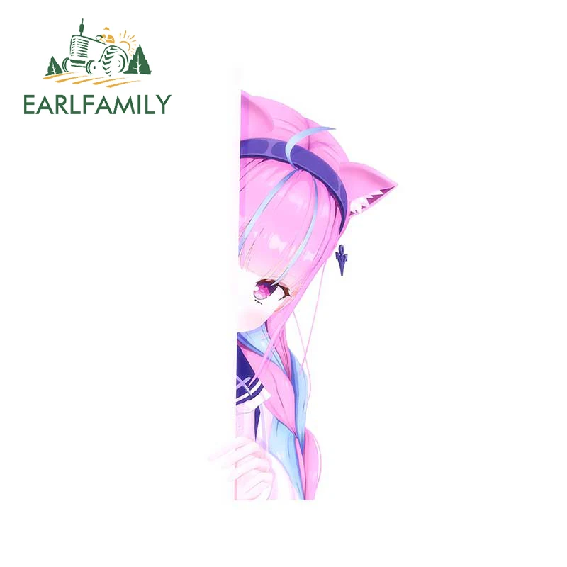 

EARLFAMILY 13 см Красивые милые автомобильные наклейки Inugami Korone Hololive аниме Переводные картинки с глазами забавные личные Переводные картинки с фургоном Windwos
