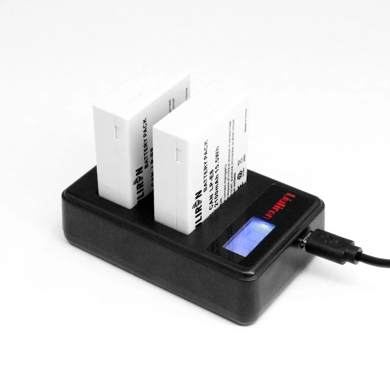 

2100mah 7.4V LP-E8 LPE8 LP E8 Battery Batterie AKKU + LCD Dual Charger for Canon EOS 550D 600D 650D 700D X4 X5 X6i X7i T2i T3i