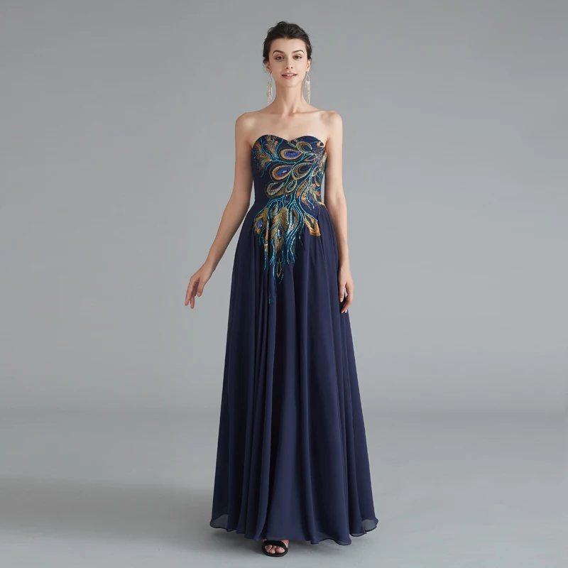 

Evening Dresses Long 2019 Backless Lace Evening Dresses Applique Formal Dress Women Elegant Mother Of The Bride Dresses Party