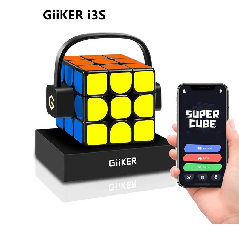 

[Обновленная версия] Оригинальный Интеллектуальный супер куб Giiker i3s с ии, умный волшебный Магнитный Bluetooth-пазл с синхронизацией приложений, ...