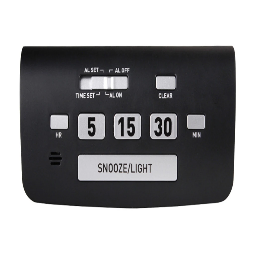 

Wireless Digital Indoor Thermometer White Backlight LCD Nap Alarm Clock