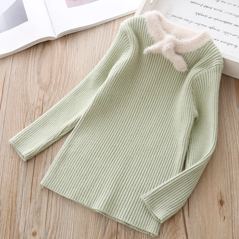 Детское зимнее нижнее белье для девочек осенние свитера пуловеры свитер