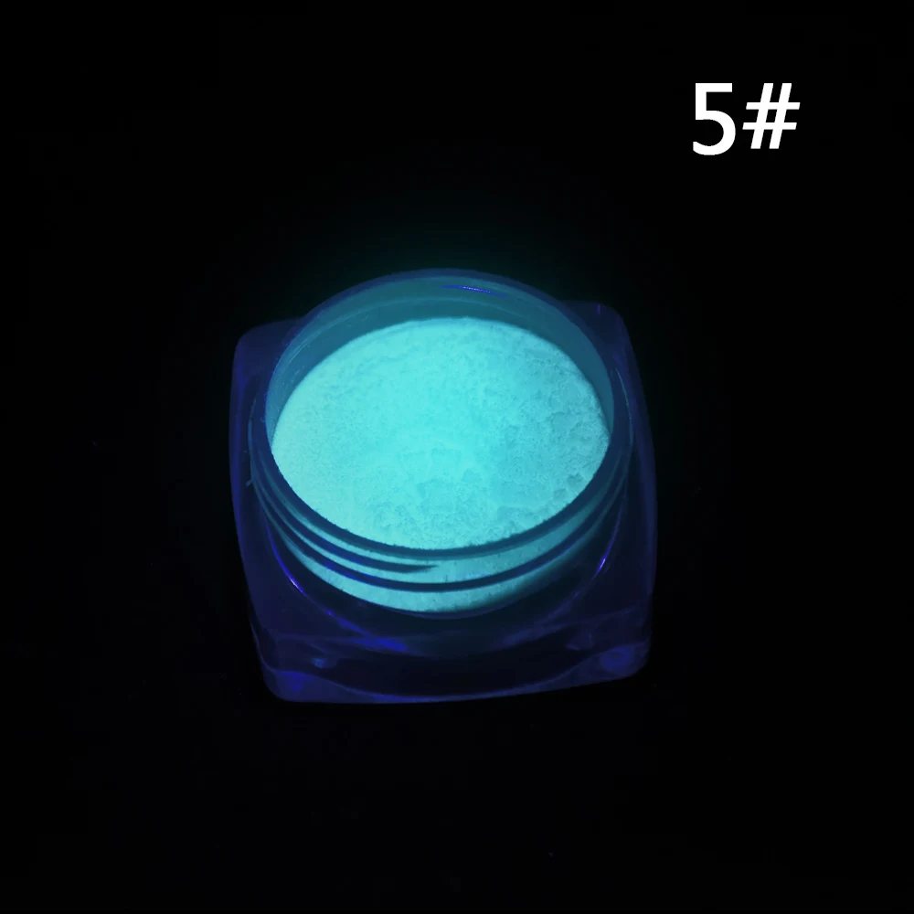 

1KG Wholesale Bulk Glow in the Dark Powder 12 Colors Fluorescent Effect Luminous Powder Longest lasting glow powder Nail Dust