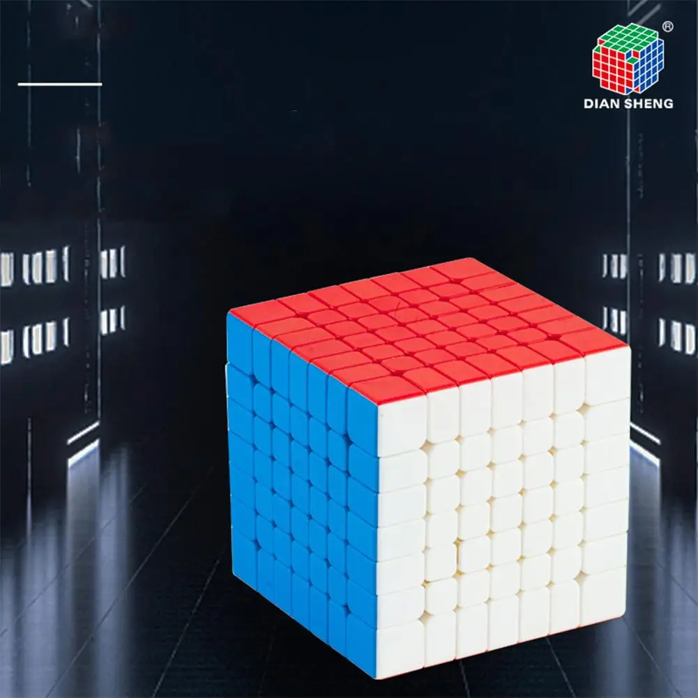 

Diansheng 7*7 Magic Cube Stickerless Intelligence Cube Puzzle Toy Perfect Gift for Children and Adult Stress Relieve