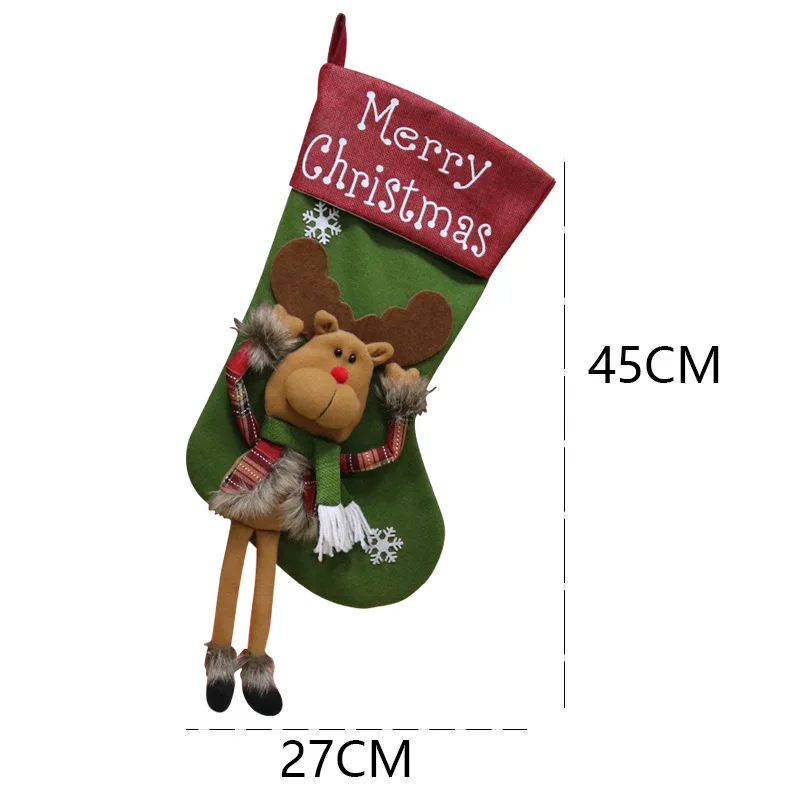 

Christmas Stockings Gift Bag for Christmas Present Christmas Decoration X'mas Deco Hanger XTXD04