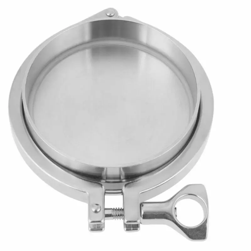 

4" End Cap + 4" Weld Ferrule + 4" Tri-clamp + 4" PTFE Gasket Sanitary SS304 Set Quick Connection Industrial Fittings Adapters