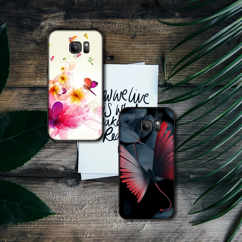Для samsung M10 M20 M30 S6 S7 Edge S10 S9 S8 PLUS чехол милый животное пчела искусство | Мобильные