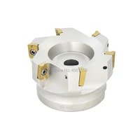 bap400r 80 27 6t right angle shoulder face mill cutter 6pcs inserts are fitted on the cutter