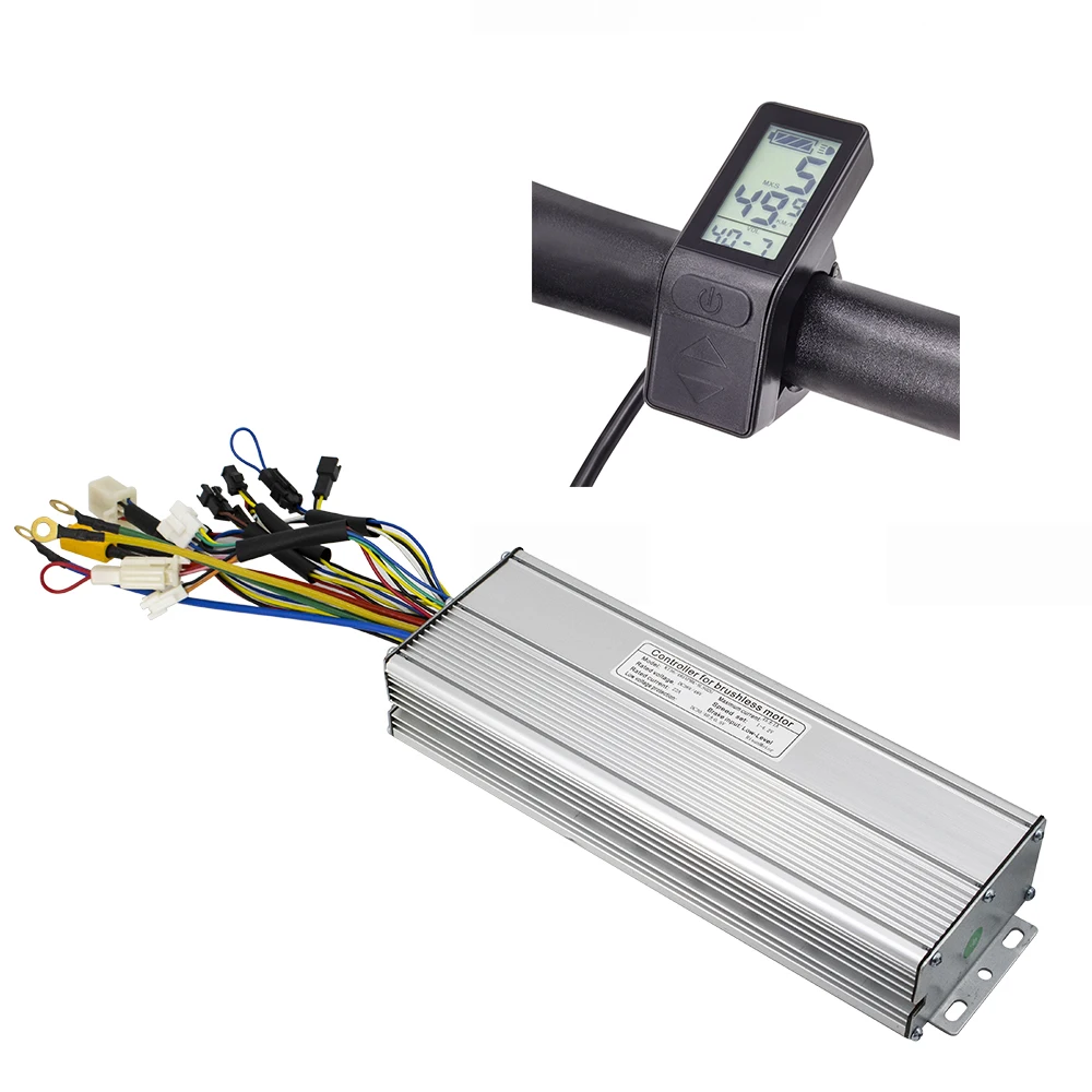 Контроллер электровелосипеда в 36 В 48v 1500W 2000W синусовое управление 18 Mosfet
