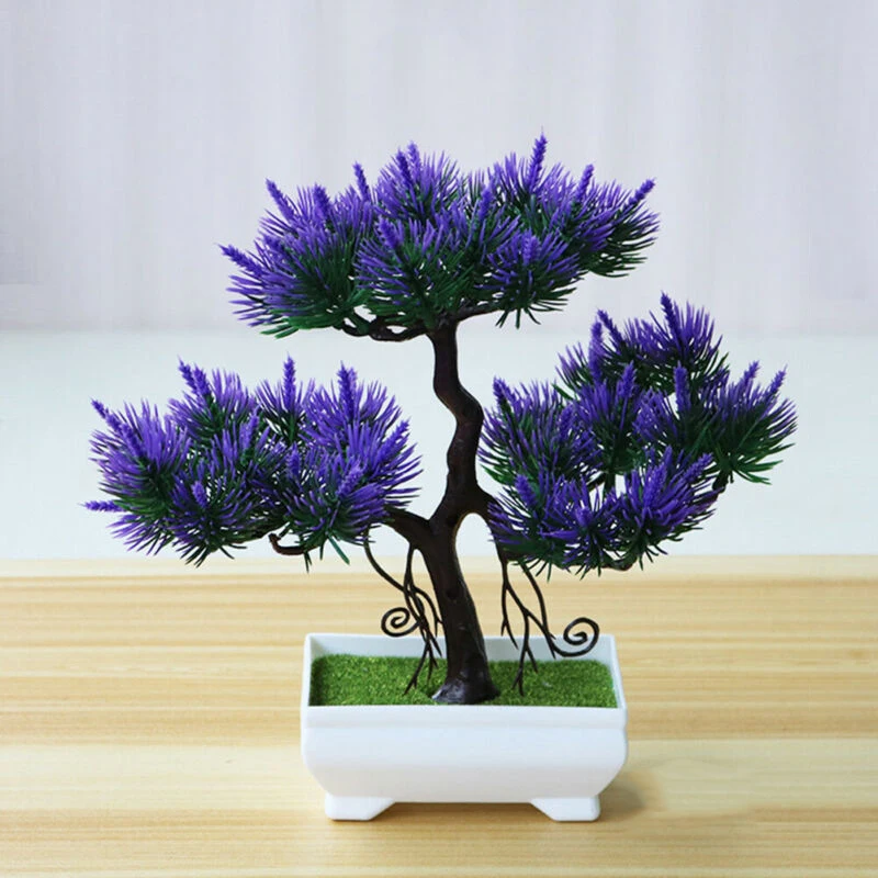 Искусственный бонсай имитация горшечного растения мини сосны украшения для дома