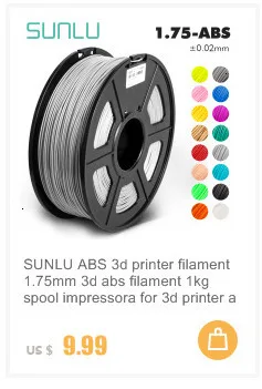 SUNLU 3d Принтер Нити ABS 1 кг 2,2 фунтов 3d печать нити для 3d принтера s и 3D ручки для детей рисование подарок печать