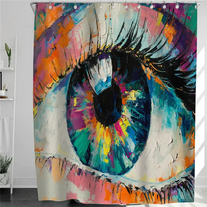 Шторы для душа в скандинавском стиле водонепроницаемые шторы ванной черно-белые