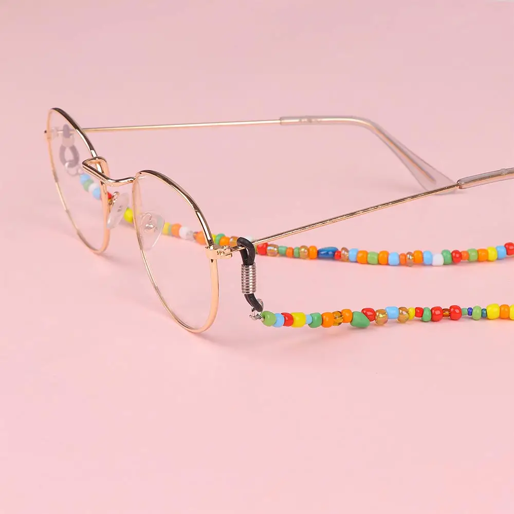 1 шт. модные милые женские очки с цепочкой цветные бусинами шнурок для очков