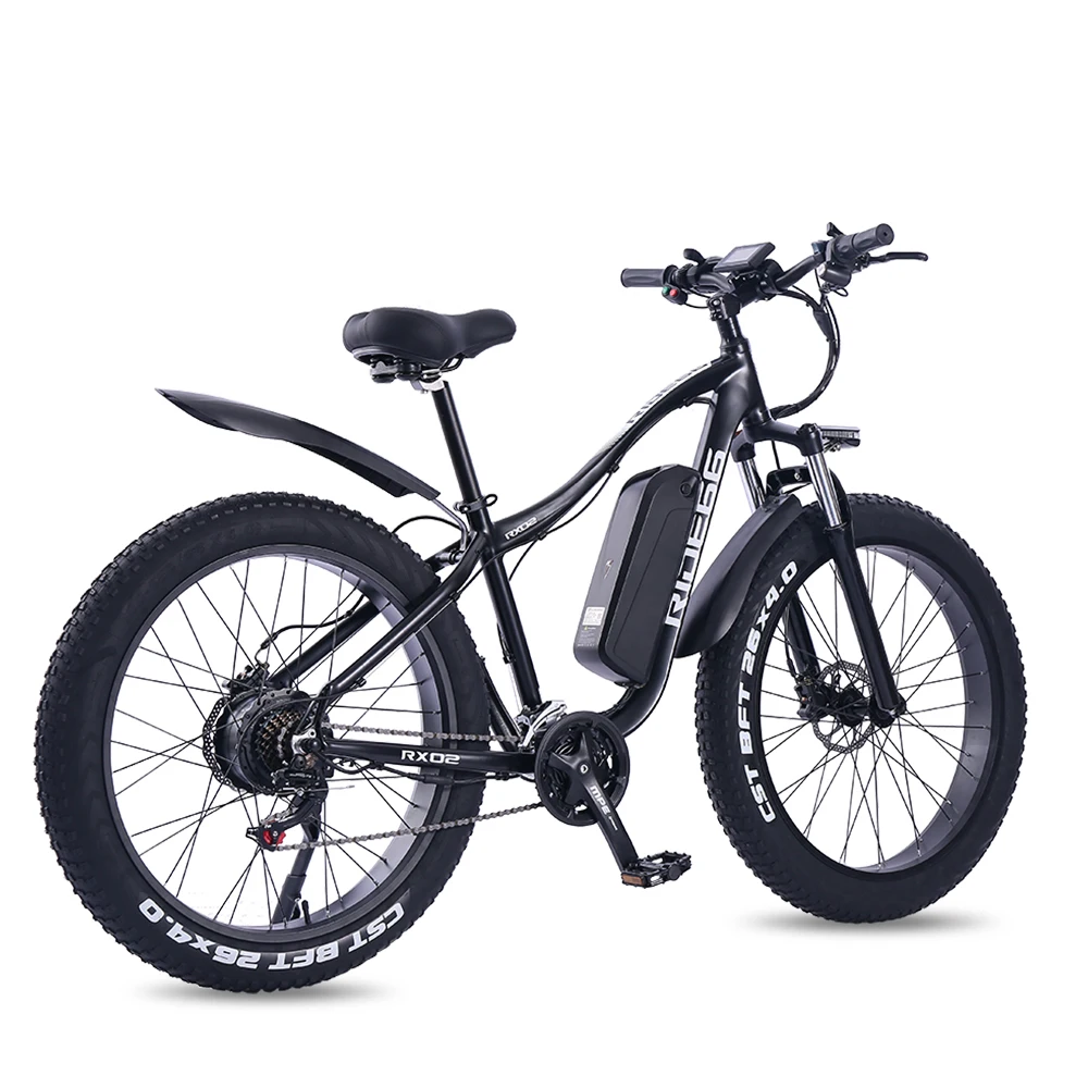Verkauf Elektrische Fahrrad 48V16ah 1000W MAX 50 Km/h Elektrische Mountainbike 4,0 Fett Reifen Elektrische Fahrrad Strand Ebike RX02