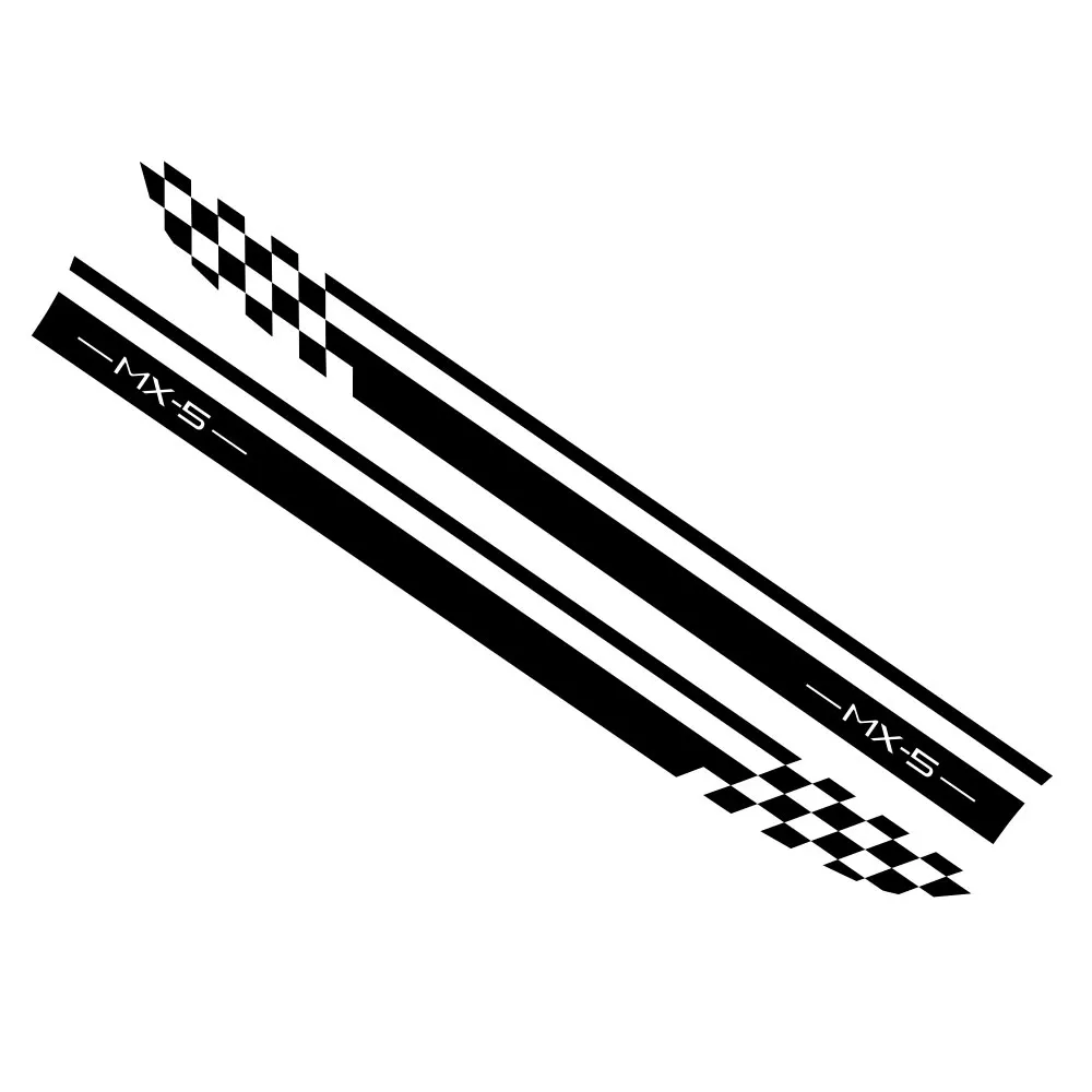 

2pcs for side stripes car decals graphics car sticker Car door Decal