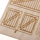 Деревянная прямоугольная коробка в масштабе 1:35, модель для набора сделай сам, бронированная деталь для песочного стола