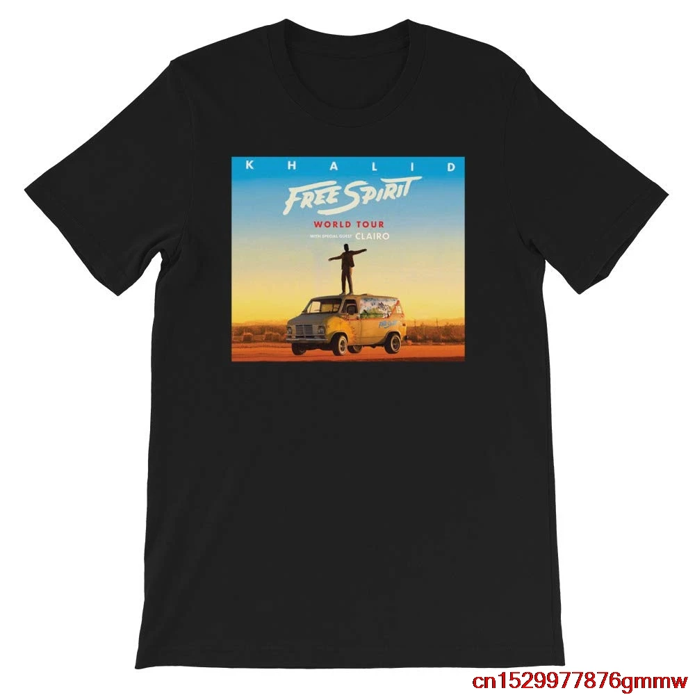Khalid Free Spirit World Tour Graphic teeFGHFG рубашка в подарок для мужчин женщин и девочек унисекс