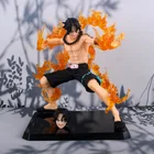 Фигурка Аниме One Piece, Ace Monkey D Luffy Roronoa Zoro, боевой огонь, экшн-фигурки, коллекционные фигурки, Коллекционная модель из ПВХ, игрушка