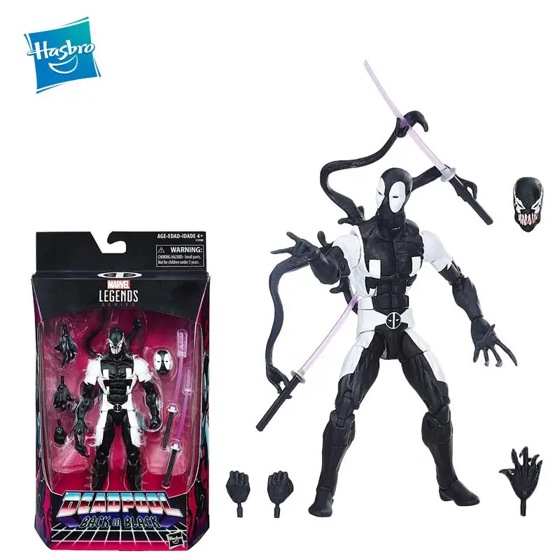 

Hasbro Marvel Legends Avengers 6-Inch Eternal Legend Doll Series Deadpool Back In Black Marvel Action Figure Model Toy