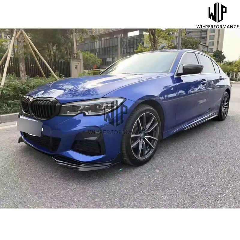 Высокое Качество PP ярко черное/карберное волокно боковые сплиттеры для