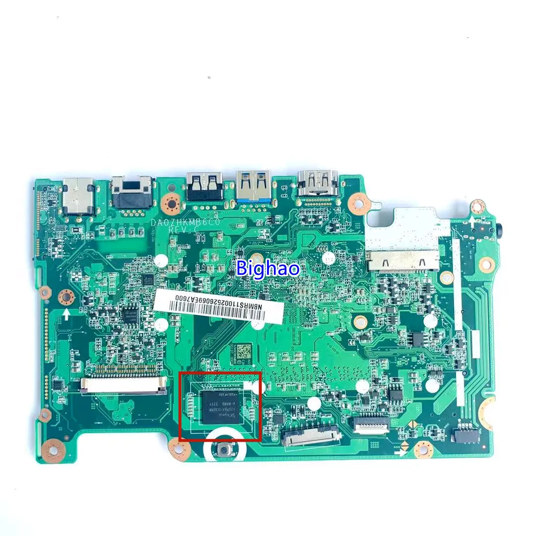 

For Acer Aspire ES1-111M ES3-112 Laptop Motherboard DA0ZHKMB6C0 inter 100% fully tested ok