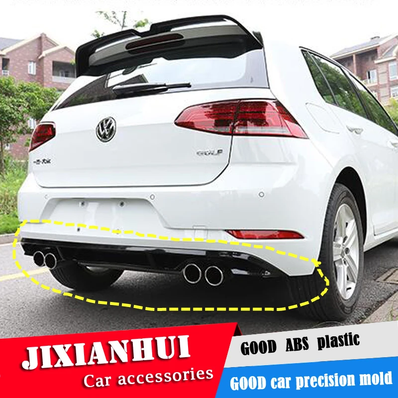 Задний спойлер для GOLF 7 5 2014 2018 Volkswagen ABS задний бампер диффузор|Обвесы| |