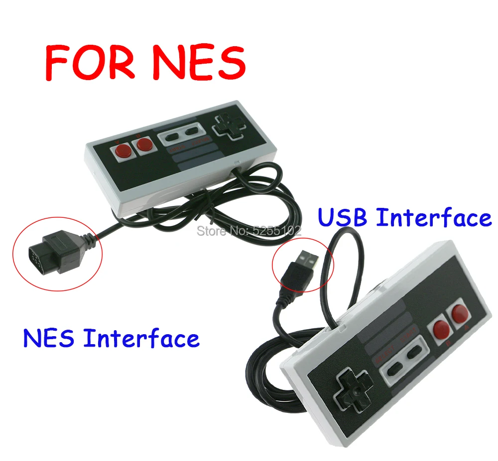 Джойстик USB для NES проводной геймпад ПК/USB/NES ретро контроллер видеоигр |