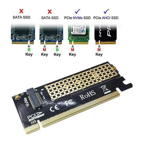 Platoon PCIE NV UP M.2 SSD Pcıe X16 Expansion card
