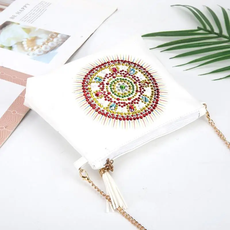 DIY специальная форма алмазная живопись из искусственной кожи сумки через плечо