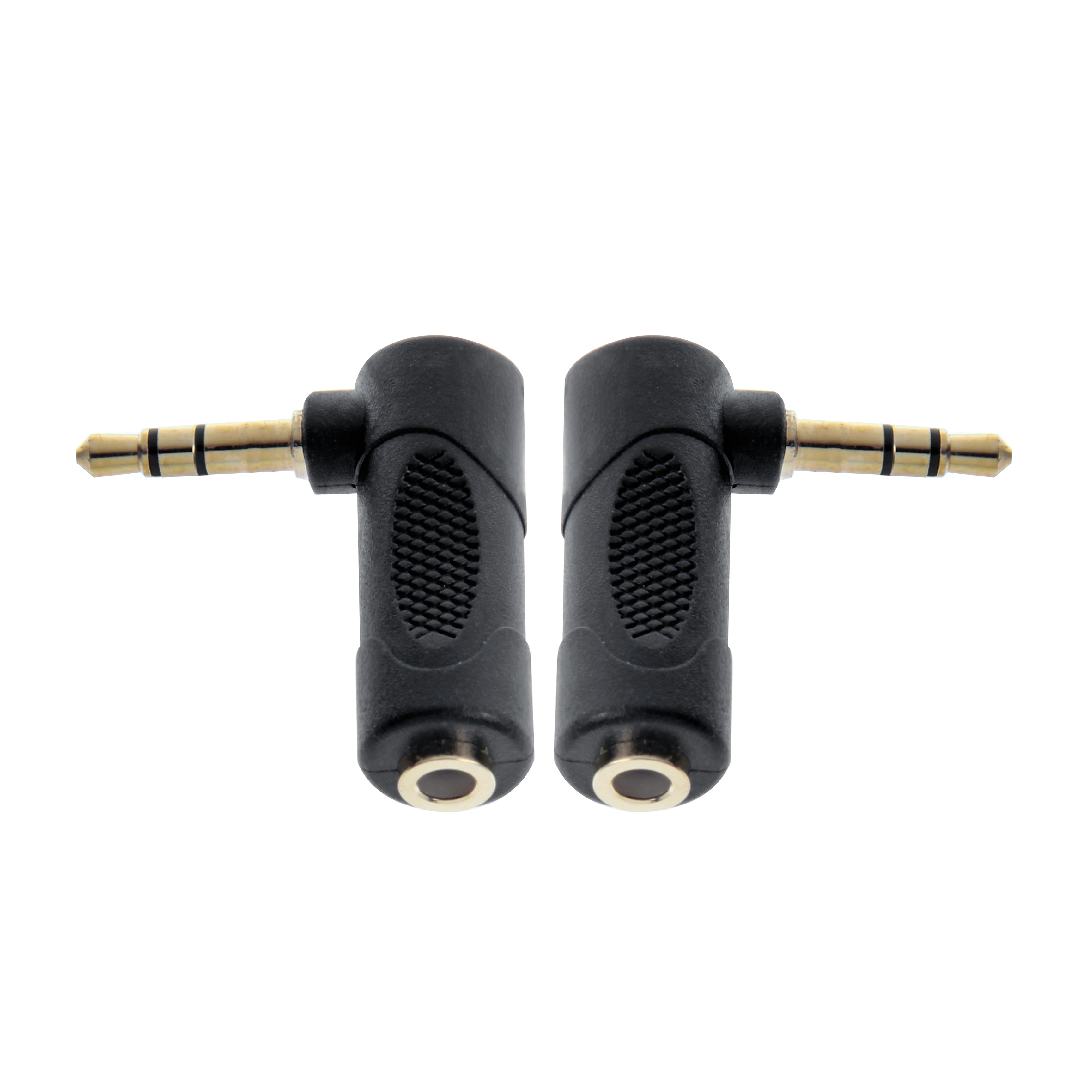

1Pc Gold 3.5mm 3 Pole Stereo 90 Degree Right Angle Female L Shape Jack Adapter