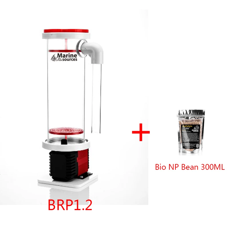 BRP-1.2 Bio Bean Морской источник s аквариумный скиммер морской источник биогранулы реакторы с насосом BRD1.2 камера Общая емкость: 1.2л - Цвет: BRP-1.2 Bio Bean