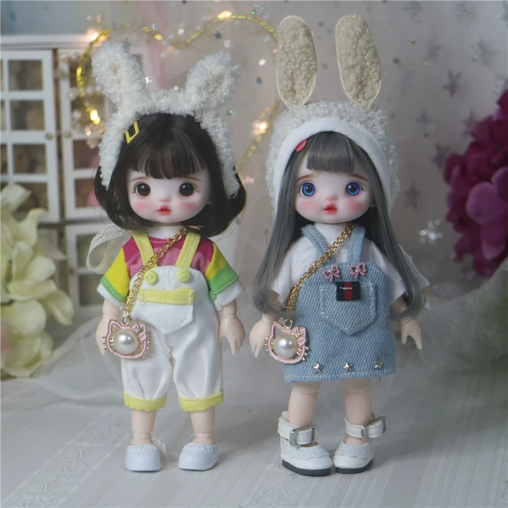 Шарнирная кукла SD BJD blyth ручная для макияжа 17 см как holal с одеждой | Игрушки и хобби