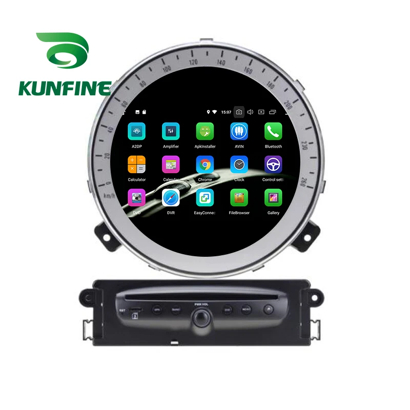 Автомобильный мультимедийный плеер Восьмиядерный процессор 64 Гб ПЗУ Android 9 0 PX6 DVD
