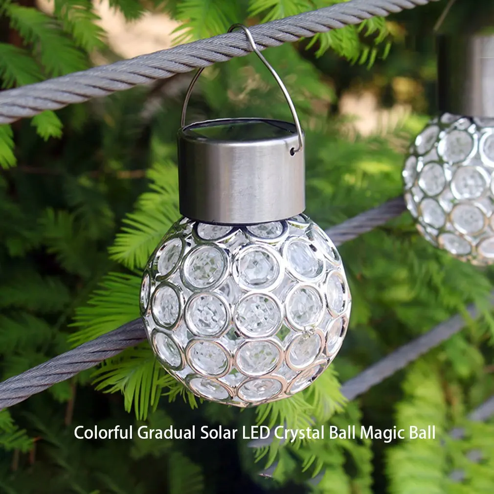 Подвесная лампа на солнечных батареях для наружного освещения