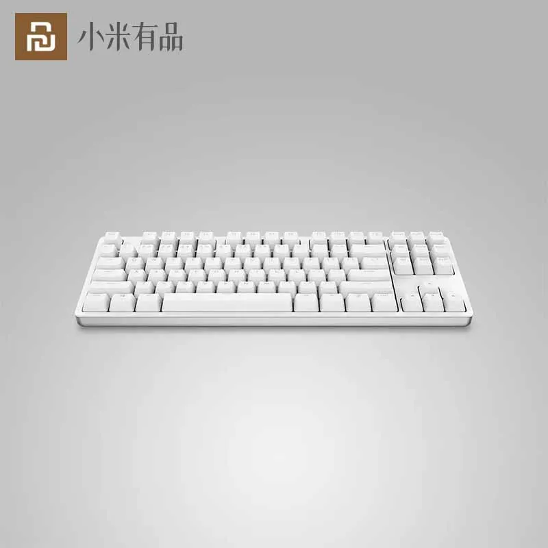

Youpin YM Mechanical Keyboard 87 Keys Second Generation 4-speed Adjustable Backlight TTC Mechanical Red Axis Keyset for Computer